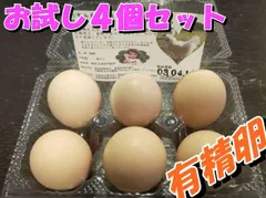 【品質検査済】放し飼い 烏骨鶏卵 ４個｜無洗卵に近い濃厚卵｜六甲山系育ちのサムネイル