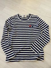 PLAY COMME des GARCONS ボーダー黒 Tシャツ ロンT M - メルカリ
