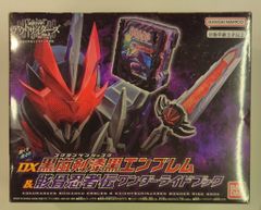 仮面ライダーデザスト 黒嵐剣漆黒エンブレム＆骸骨忍者伝ワンダー