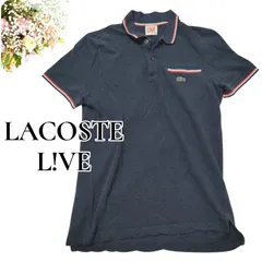 LACOSTE L!VE　ポロシャツ　ワンポイントロゴ　ネイビー　3のサムネイル