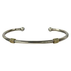 TIFFANY&Co.(ティファニー) バングル バンドウィズ2ワイヤー シルバー