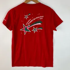 STARBUCKS ホリデーTシャツ2023 レッド M 41810030のサムネイル
