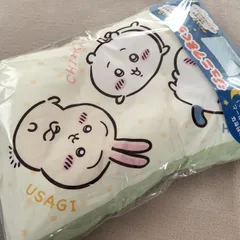 新品　丸眞　ちいかわ　ジュニア枕　アニメちいかわドット柄