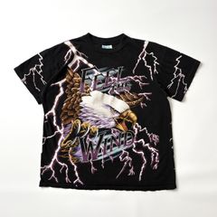 American Thunder Tシャツ イーグル L シングルステッチ 黒 - メルカリ 