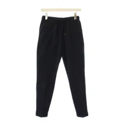 アーバンリサーチ ドアーズ URBAN RESEARCH DOORS テーパードパンツ スラックス イージー 34 紺 ネイビー ウエストゴム ワンカラー /BB ■ECC001