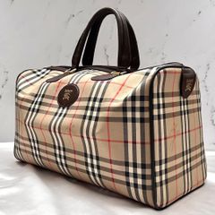 ◇美品◇オールドバーバリー 大容量ボストンバッグ ノバチェック