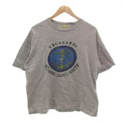トラサルディ TRUSSARDI Tシャツ グレー 半袖 ロゴプリント マリンデザイン /NU ■GY59のサムネイル