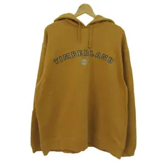ティンバーランド パーカー トップス プルオーバー スウェット 裏起毛 メンズ Lサイズ マスタード Timberland 【中古】のサムネイル