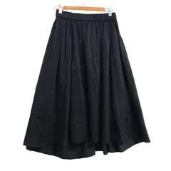 プラステ フレアスカート ボトムス レディース Mサイズ ネイビー PLST 【中古】のサムネイル