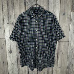 3XL相当】RRL 極上マドラスチェック BDシャツ 薄手 ビックシルエット