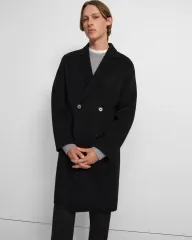 新品 XXL セオリー コート カシミア ダブルコート ブラック ロングコート Theoryのサムネイル