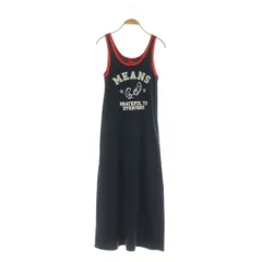 トミーガール tommy girl パイルワンピース ロング ノースリーブ プリント S ネイビー /MY ■OS ■GY66のサムネイル