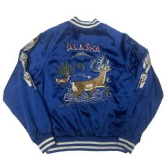 ビームス別注×テーラー東洋 ALASKA スカジャン 紺 黒 リバーシブル