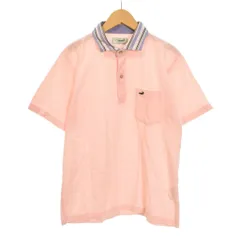 クロコダイル CROCODILE ポロシャツ 半袖 M ピンク ■GY58のサムネイル