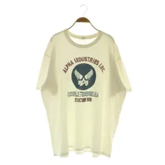 アルファ ALPHA Tシャツ プリント 半袖 XL ホワイト /MY ■OS ■ECC001のサムネイル