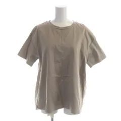 ルスーク Le souk Tシャツ バックシャーリングドルマン F カーキ 無地 ラウンドネック 半袖 /AB ■GY58のサムネイル