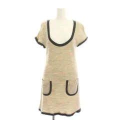 シンシアローリー CYNTHIA ROWLEY ワンピース ミニ 2 ベージュ マルチカラー 半袖 CCKAA-22150 /YM ■GY60のサムネイル