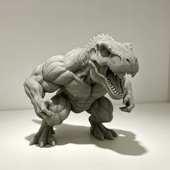 モンスター 置物 12cm 化け物 ねずみ グリーン 緑 カート ドライブ 車