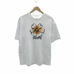 イーブス YEVS Tシャツ カットソー F 白 半袖 花柄 プリント /SY36 ■ECC001のサムネイル