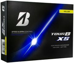 BRIDGESTONE TOUR B XS Golf Balls, 2026 Model, 12-Pack, Yellow, S6YXJ