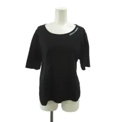 ピエールカルダン Pierre Cardin Tシャツ カットソー 46 黒 ブラック 半袖 ラウンドネック ラインストーン装飾 /GR ■GY58のサムネイル