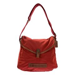 PRADA プラダ レッド ナイロン ショルダーバッグ メッセンジャーバッグ