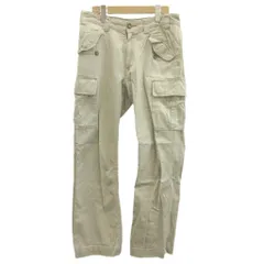 トミーヒルフィガー TOMMY HILFIGER カーゴパンツ 30 ライトベージュ フラップポケット 無地 アンクル クロップド丈 /GR ■ECC003のサムネイル