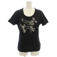 コムサイズム COMME CA ISM Tシャツ 半袖 カットソー L 黒 ブラック ■ECB003 /☆G