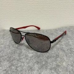 【Ray-Ban×Ferrari 】レイバン×フェラーリ　偏光レンズ　サングラス　RB8313-M  ティアドロップ  　レッド