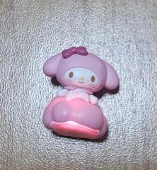 美品 マイメロディ マスコットホルダー ベビーエンジェル キーホルダー