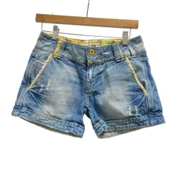 ティーアールエフ  デニムルールズ TRF DENIM RULES デニム ショートパンツ 34 青 ブルー /TD ■GY99