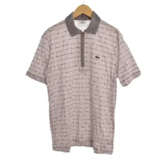 ラコステ LACOSTE SPORT ポロシャツ 半袖 チェック 3 グレー ■ECD001のサムネイル