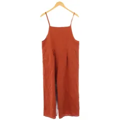 アイテムズ アーバンリサーチ ITEMS URBANRESEARCH サロペット ワイドパンツ ワンカラー F 茶 ブラウン /BB ■ECC001のサムネイル