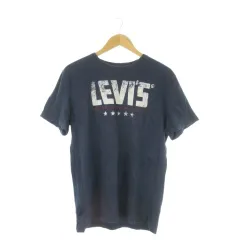 リーバイス Levi's Tシャツ 半袖 M 紺 ネイビー ロゴプリント /CK14 ■ECA002のサムネイル