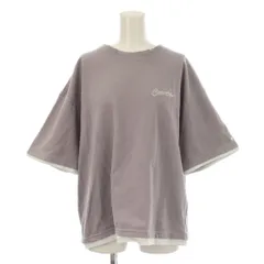 コンバース CONVERSE Tシャツ カットソー M 半袖 ビッグシルエット バックプリント 紫 パープル /LP ■ECD001のサムネイル