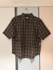 6(ROKU)＞シアー チェック シャツ ワイドシャツ クロップド - メルカリ