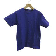 チャンピオン CHAMPION Tシャツ カットソー 半袖 クルーネック 無地 ロゴ ワッペン S 紫 パープル /XZ ■ECE003のサムネイル