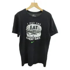 ナイキ NIKE Tシャツ S 黒 ブラック グラフィックプリント クルーネック 半袖 カットソー /PP ■ECA003