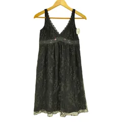 シンシアローリー Cynthia Rowley ビジュー装飾 ボタニカル柄レース キャミソールワンピース レディース  2のサムネイル