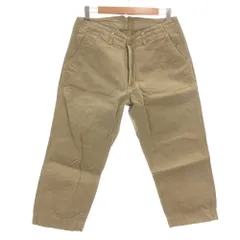 ダントン DANTON チノパンツ クロップド丈 38 ベージュ タック入 /YZ ■GY58 のサムネイル