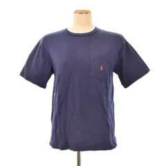 ポロ バイ ラルフローレン Polo by Ralph Lauren Tシャツ カットソー 半袖 ポニー刺繡 M 紺 ネイビー ■GY58のサムネイル
