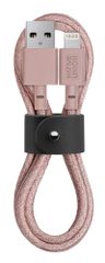 Native Union Belt Cable USB-A to Lightning - 4フィート 超強力補強 [MFi認証] 耐久性充電ケーブル、レザーストラップ付き、iPhone 14、iPhone 13、iPhone 12およびそれ以前のモデ ...