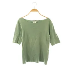 アニエスベー agnes b. カットソー Tシャツ 五分袖 カットオフ 2 スモークグリーン /ES ■GY59のサムネイル