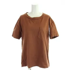マーガレットハウエル MARGARET HOWELL Tシャツ S 茶 ブラウン 無地 ラウンドネック 半袖 /AP ■GY62のサムネイル
