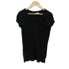 モスキーノチープアンドシック MOSCHINO CHEAP AND CHIC サマーニット カットソー 半袖 6 M 黒 ラウンドネック リボン /SY52 ■ECA001のサムネイル