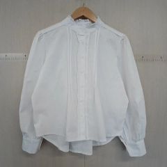 ローラアシュレイ 長袖シャツ パフスリーブ ハイネック オフィス【S～M 