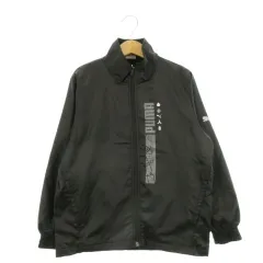 プーマ PUMA ジャケット スポーツウエア 子ども服（男の子用） 130 黒 ブラック 長袖 スタンドカラー ロゴプリント /AH35 ■GY49