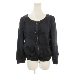 ボディドレッシングデラックス BODY DRESSING Deluxe ジャケット 上着 40 紺 ネイビー 長袖 ノーカラー ジップアップ /AH27 ■GY49のサムネイル