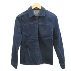 マカフィー MACPHEE トゥモローランド デニムジャケット Gジャン 上着 インディゴ ブルー 長袖 レギュラーカラー 胸ポケット付き /PP ■ECB002のサムネイル