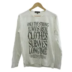 インジアティック In The Attic オム HOMME Tシャツ カットソー ロンT 長袖 クルーネック プリント L 白 ホワイト /XZ ■GY49のサムネイル
